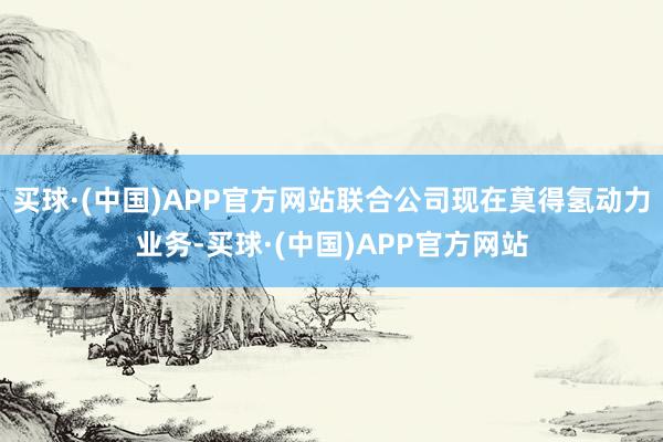 买球·(中国)APP官方网站联合公司现在莫得氢动力业务-买球·(中国)APP官方网站