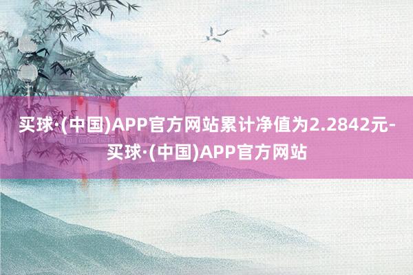 买球·(中国)APP官方网站累计净值为2.2842元-买球·(中国)APP官方网站